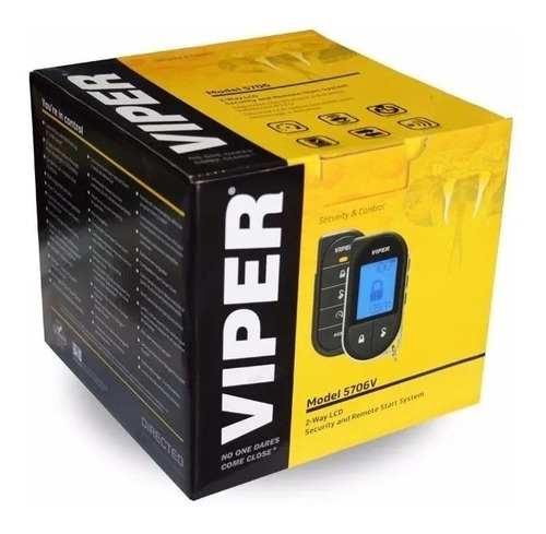 Alarma Viper 5706v Smart Start Control De Encendido 2 Vas Foto 3