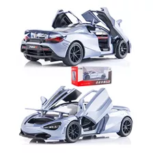 Mclaren 720s Miniatura Metal Autos Luces Y Sonido 1:32