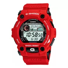 Relógio Casio G-shock Rescue Masculino G-7900a-4dr Cor Da Correia Vermelho Cor Do Bisel Vermelho Cor Do Fundo Digital