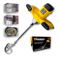 Misturador De Tinta Titanium 1600w Para Argamassa, Gesso