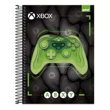 Caderno Capa Dura 10 Materias Xbox Escolar Spiral 160 Folhas Cor Console 1