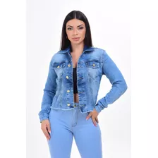 Jaqueta Feminina Jeans Escura