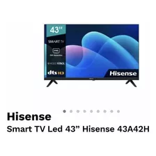 Tv Hisense 43 Pulgadas Semi Nuevo