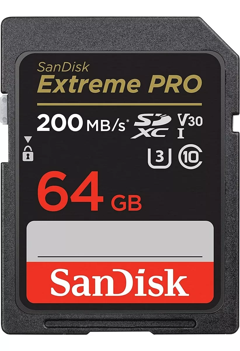 Sandisk Tarjeta De Memoria Extreme Pro Sdxc Uhs-i De 64 Gb