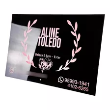 Placa Acm 90x90 Personalizada Sua Logo Externo Linda