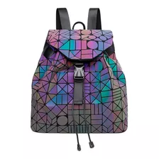 Mochila Geometrica Bolsa Tornasol Backpack Luminosa 002