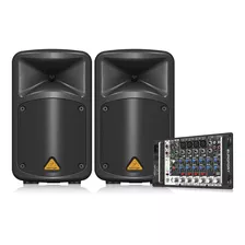 Behringer Eps500mp3 Parlantes Sistema Pa Portable 8 Ch 500 W