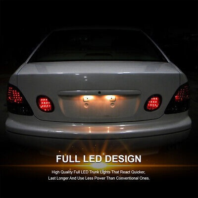 Smoke Fits 1998-2005 Lexus Gs300 400 430 Led Tail Lights  Kg Foto 5