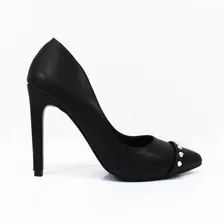 Zapatillas Tacón Stiletto Negro Tacza