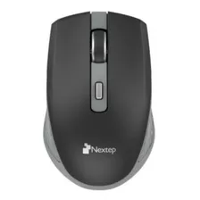 Mouse Nextep Inalambrico Recargable Ne-413ng Negro-gris