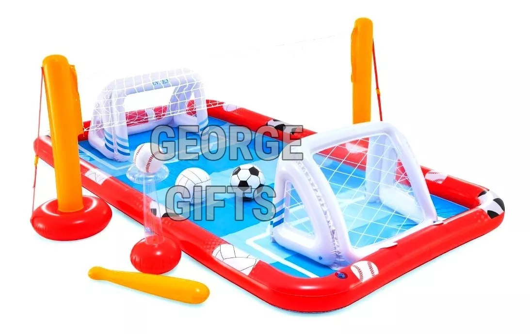 Piscina Playground Mini Futebol De Sabão 470l - Intex 57147