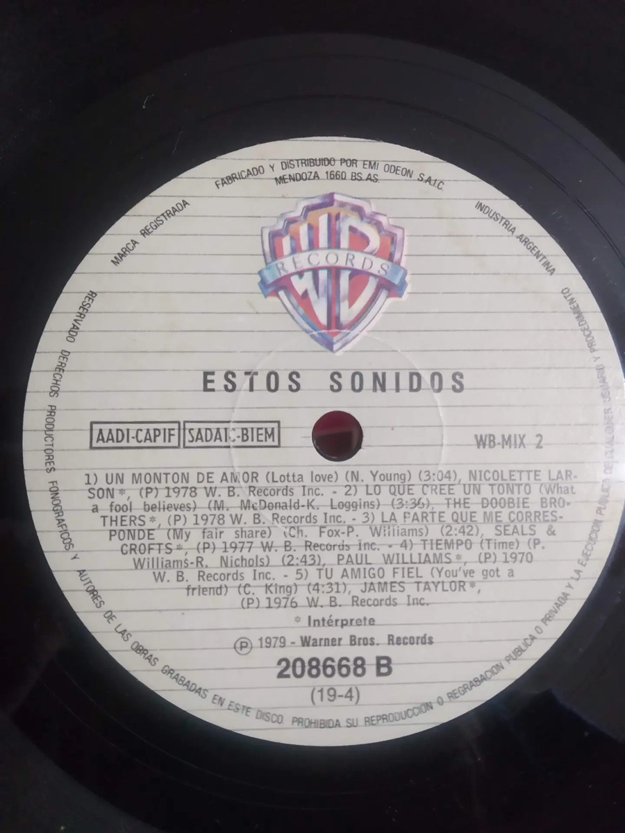 Varios Artistas - Estos Sonidos - vinilo 1979