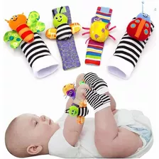 Sonajas Para Bebe Calcetines Juguete Estimulación Temprana 4