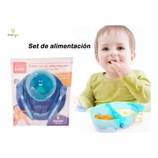 Vaso Mágico Antiderrame 360 Paticos Bebé Tazon Con Cuchara