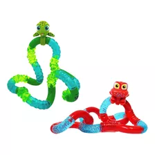 Tangle Aquatic Pets - Paquete De 2 Tortugas Y Cangrejo, Lin.