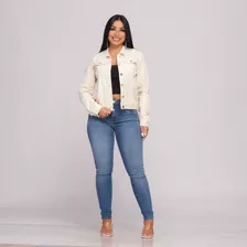 Jaqueta Básica Feminina Casaco Casual Moda Jeans Clássia