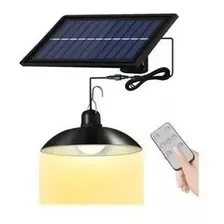 Lampara Solar Colgante 120w Plafon + Panel Solar + Control