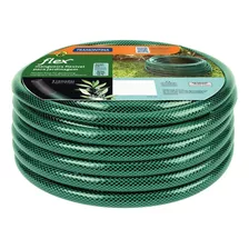 Manguera De Jardinería Flexible De Pvc De 3 Capas, Color Verde, De Tramontina, Con 20 Metros