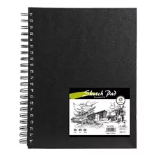 Cuaderno De Dibujo De Tapa Dura Con Espiral De Conda, De 9 X