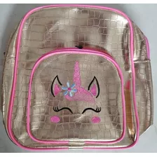 Mochila De Unicórnio Infantil Menina Escolar De Costas Linda