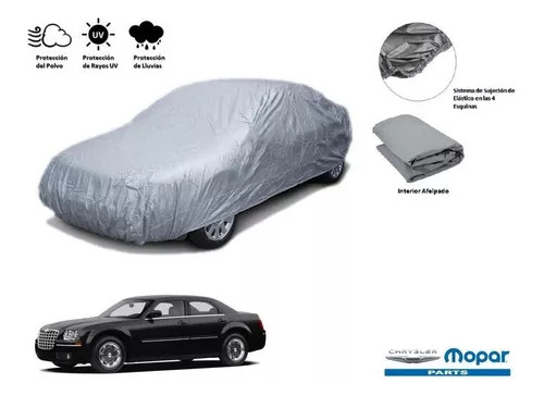 Lona Gruesa Felpa Impermeable Cubre Auto Chrysler 300 2009 Foto 2