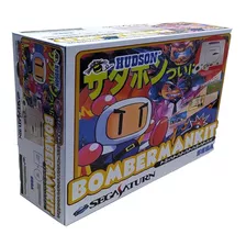 Caixa Sega Saturno Bomberman Com Divisoria De Madeira Mdf