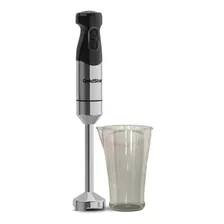 Mixer Minipimer Vaso Negro Y Acero 800 Watts Goldstar Fy801