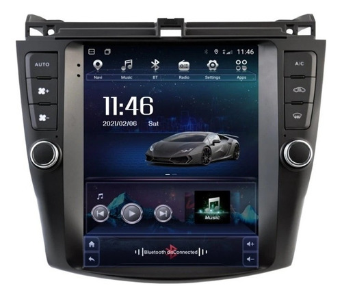 Honda Accord 03-07 Tesla Android Gps Bluetooth Radio Touch Foto 5