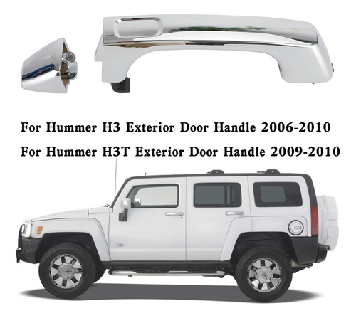 Manilla Puerta Exterior Cromada For Hummer H3 2006-2010 Foto 6