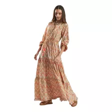 Vestido Largo Hindu Hippie Chic Santa Bohemia Imp India