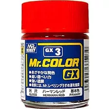 **** Gundam Mr Color Gx 3 - Red De Pintura 18ml. Botella Hob