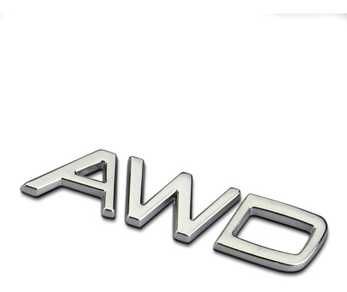 Logo Emblema Awd Para Volvo Metlico  8.1x1.9cm Foto 3