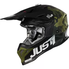 Casco Para Moto Just 1 J39 Reactor Talla L Color Negro