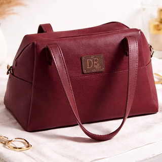 Bolsa Bau Marrom Estruturada Dia A Dia Premium Top Luxo Esti