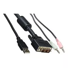 Cable Kvm Premium Connectpro Sdu-06a Dvi-i / Usb / Audio 3-e