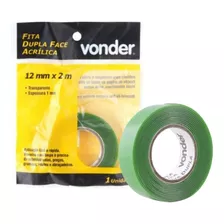 Fita Dupla Face Acrílica 12mm X 2mt - Vonder