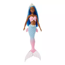 Muñeca De Sirena Barbie Dreamtopia, Pelo Azul, Rosa Y Azul