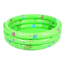 Piscina Inflable Plástico 3 Anillos 130 X 35 Cm Verano Niños