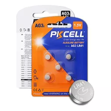 Pkcell Ag3 - Batera Alcalina De 1.5 V Lr41 392 384 192 Botn