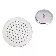 Regadera Para Ducha 15*15 Redonda Sin Tubo 