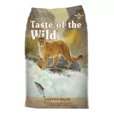 Alimento Taste Of The Wild Canyon River Feline Para Gato Sabor Trucha Y Salmón Ahumado En Bolsa De 500g