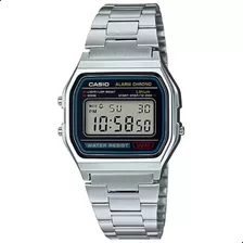 Relógio Digital Feminino Casio Vintage Prateado Original