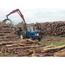 Tractor Con Grapo Forestal