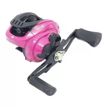 Carretel Carretilha Albatroz Fishing M21 Slim Direito Color Rosa