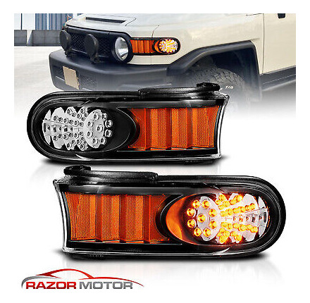 For 2007-2014 Toyota Fj Cruiser Black Led Bumper Corner  Rzk Foto 2