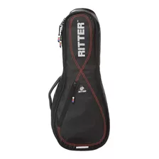 Funda Ritter Para Ukelele Negra Y Roja Rgp2-u-brd