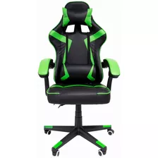 Silla Gamer Roja Reclinable Ergonomica Audiotek Vinil Comoda