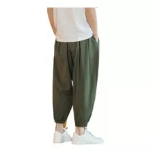 Pantalones De Chándal Casuales Harem Capri Para Hombre, Pant