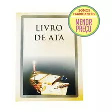 Livro Ata Oficial Capa Dura Registro De Reuniões Da Igreja