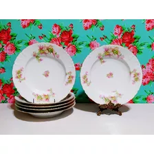 Juego De 6 Platos Hondos De Porcelana Austriaca M Z